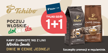 1+1 na kawy Włoskie Smaki
