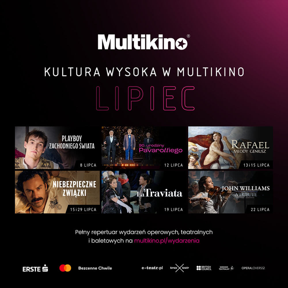 Kultura wysoka w lipcu w Multikinie